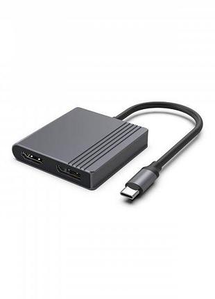 Адаптер cablexpert a-cm-hdmifdpf-01, usb type-c на hdmi/dp