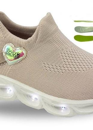 Детские кроссовки для девочек, jong golf (код 2463) размеры: 20-27 20