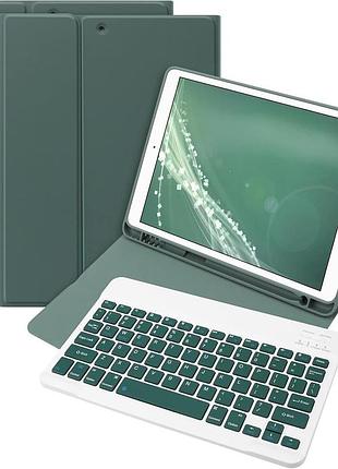 Чехол для клавиатуры bettdow для ipad 9-го поколения 2021 г., съемная беспроводная клавиатура, чехол с