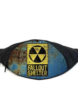 Поясная сумка бананка фоллаут (gb - fallout 017) gear bag черная