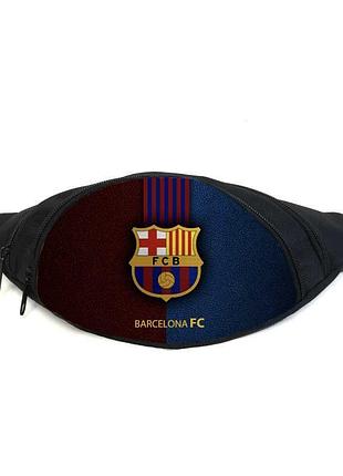 Поясная сумка бананка фк барселона (gb - fc barcelona 04) gear bag черная