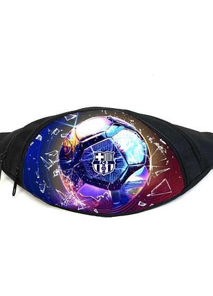 Поясная сумка бананка фк барселона (gb - fc barcelona 02) gear bag черная