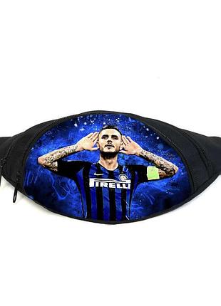 Поясная сумка бананка мауро икарди футбол (gb - football 01) gear bag черная
