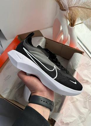 Женские кроссовки nike vista lite black white найк черного с белым цветами