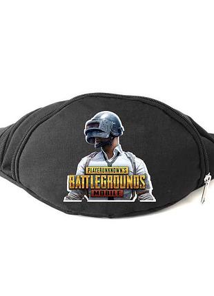 Сумка на пояс бананка пубг батграундс (pubg battlegrounds 04) cappuccino toys чорна