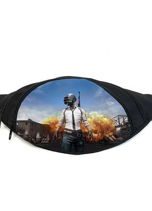 Поясная сумка бананка пубг батлграундс (pubg battlegrounds gb 02) gear bag черная