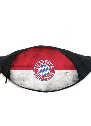 Поясная сумка бананка фк бавария мюнхен (gb - fc bayern munchen 06) gear bag черная