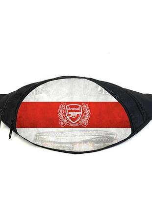 Поясная сумка бананка фк арсенал (gb - fc arsenal 01) gear bag черная