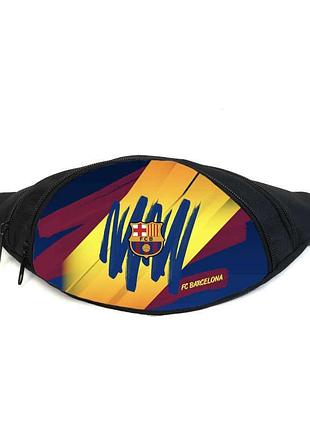 Поясная сумка бананка фк барселона (gb - fc barcelona 06) gear bag черная