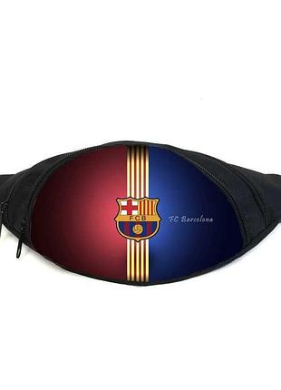 Поясная сумка бананка фк барселона (gb - fc barcelona 07) gear bag черная