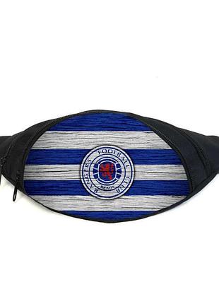 Поясная сумка бананка фк рейнджерс (gb - fc rangers 02) gear bag черная