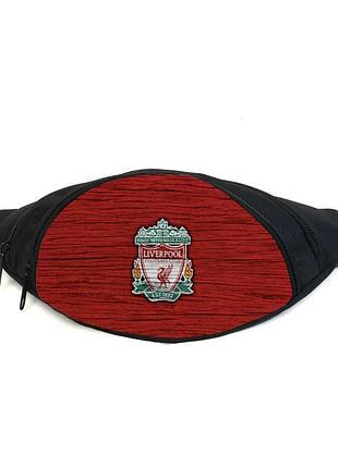 Поясная сумка бананка фк ливерпуль (gb - fc liverpool 06) gear bag черная