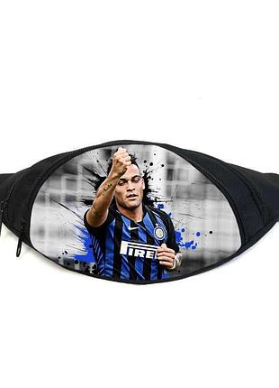 Поясная сумка бананка лаутаро мартинес футбол (gb - football 02) gear bag черная