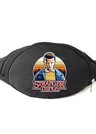 Поясная сумка бананка очень странные дела stranger things 011 cappuccino toys черная