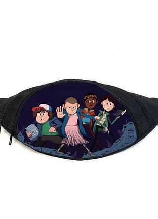 Поясна сумка бананка дуже дивні справи stranger things 016 gear bag чорна