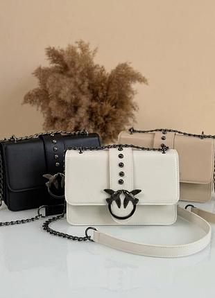 Стильна жіноча сумка в стилі pinko — класика з характером