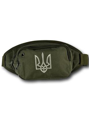 Сумка тактическая на пояс ukraine олива