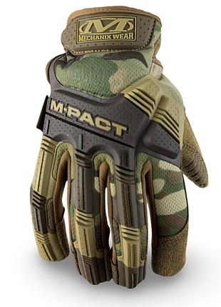 Перчатки mechanix m-pact мультикам размер xl