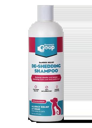 Шампунь groomer's goop для снятия перхоти и уменьшения линьки 473 мл