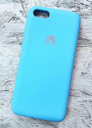 Чехол huawei y5 2018 / y5 prime 2018 / cw7 soft накладка для телефона голубой