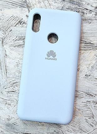 Чехол huawei y6 2019 soft накладка для телефона светло голубой