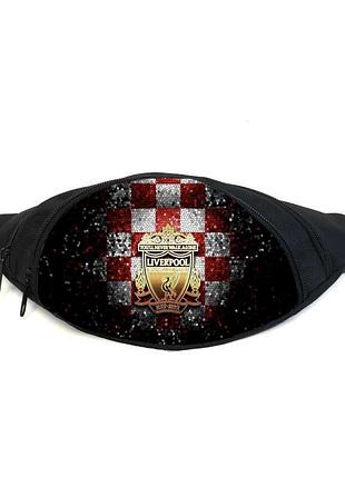 Поясная сумка бананка фк ливерпуль (gb - fc liverpool 07) gear bag черная