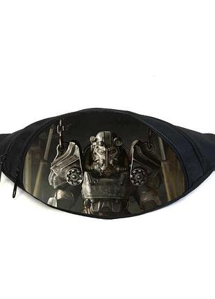 Поясная сумка бананка фоллаут (gb - fallout 014) gear bag черная