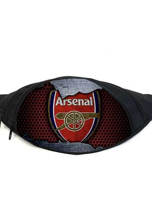 Поясная сумка бананка фк арсенал (gb - fc arsenal 02) gear bag черная