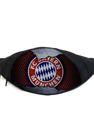 Поясная сумка бананка фк бавария мюнхен (gb - fc bayern munchen 02) gear bag черная