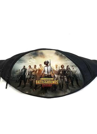Поясна сумка бананка пубг батграундс (pubg battlegrounds gb 04) gear bag чорна