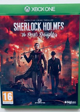 Sherlock holmes the devil's daughter, б/у, русские субтитры - диск для xbox one