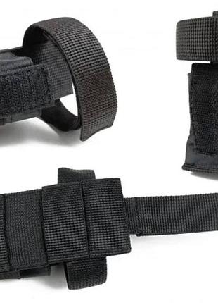 Подсумок под турникет черный (molle, cat, итог на разгрузке, жилет, рпс) 15х5 см