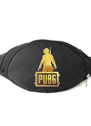 Сумка на пояс бананка пубг батграундс (pubg battlegrounds 05) cappuccino toys чорна