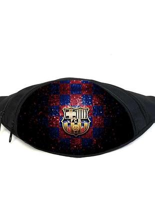 Поясная сумка бананка фк барселона (gb - fc barcelona 08) gear bag черная