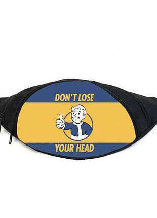 Поясная сумка бананка фоллаут (gb - fallout 016) gear bag черная
