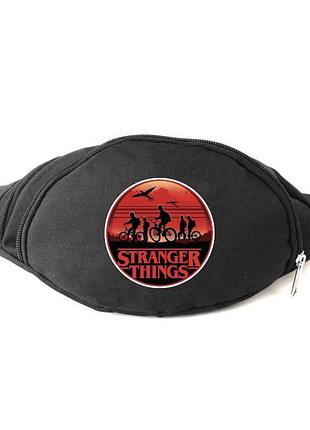 Поясна сумка бананка дуже дивні справи stranger things 03 cappuccino toys чорна