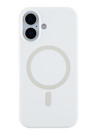 Чехол накладка glow silicone case with magsafe для apple iphone 16 панель-накладка для телефона магнитная