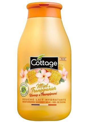 Cottage honey & frangipani молочко для душу з медом і франжипані 250 мл