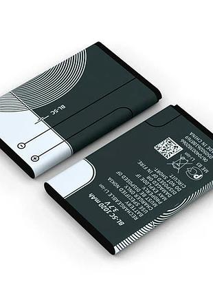 Аккумулятор bl-5c для nokia 6230i литий-ионный 1020 мач для длительной работы смартфона
