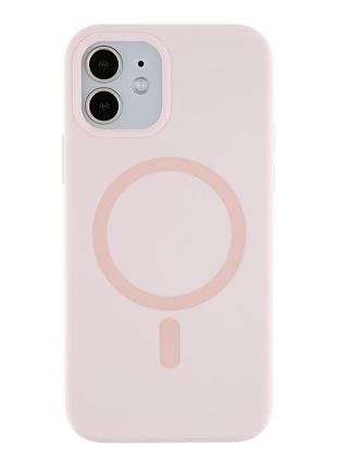 Чохол накладка glow silicone case with magsafe для apple iphone 12/ iphone 12 pro панель-накладка для телефону магнітна зарядка