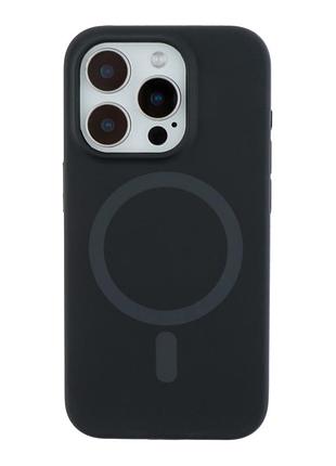 Чехол накладка glow silicone case with magsafe для apple iphone 15 pro панель-накладка для телефона магнитная
