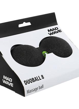М'яч масажний подвійний для мфр і масажу propump duoball чорний (16 х 8 см) (m139116101w)