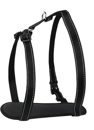 Шлейка "dog extremе" "comfort" (ширина 20мм в: 50-80см) чорна