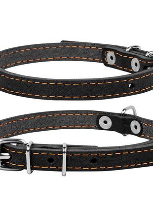 Ошейник collar одинарный (ш 10мм, д 22-30см), черный