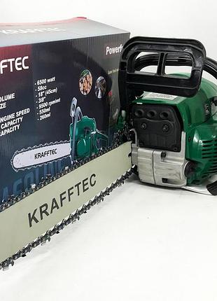 Бензопила цепная krafftec 5800 45 см 5