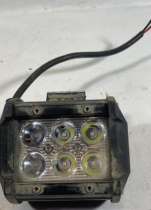 Фара дополнительная led 12 - 24v 6 * 3w 97 * 80 * 62мм ваз заз газ