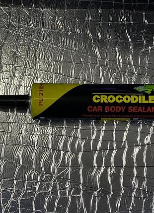Герметик крокодил crocodile car body sealant чорний 310ml k2