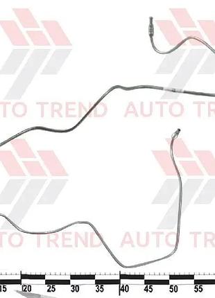 Трубка гальмівна передня ліва довжина 960мм m10x1 daewoo lanos деу део ланос нексія опель кадет