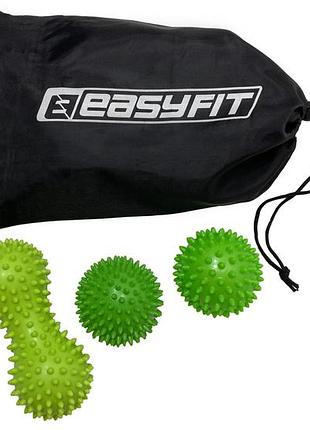 Набор для массажа и мфр easyfit pvc set-3 в сумочке