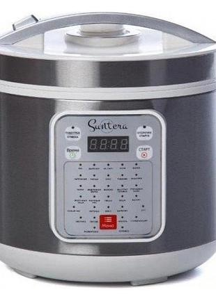 Мультиварка suntera as-1020 1000 вт, многофункциональная мультиварка, скороварка пароварка мультиварка